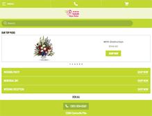 Tablet Screenshot of clarksvilleflowerstation.net
